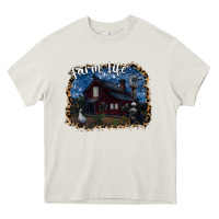 Cream farm life2 Heavy Core Tee - SublimationCraftShop