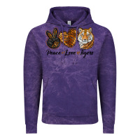 Cloud Purple Peace Love Tigers Vintage Hoodie - LillyAllenDesigns