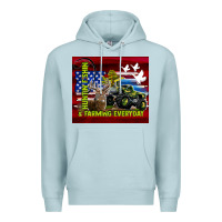 Blue Mist hunting fishing & farming everyday Premium Hoodie - TumblerDesignByShophia