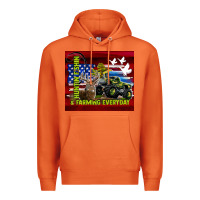 Carrot hunting fishing & farming everyday Premium Hoodie - TumblerDesignByShophia