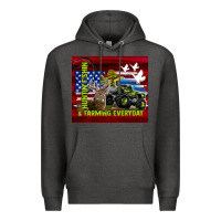 Charcoal Heather hunting fishing & farming everyday Premium Hoodie - TumblerDesignByShophia