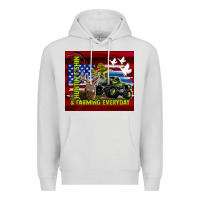 Dove Grey hunting fishing & farming everyday Premium Hoodie - TumblerDesignByShophia