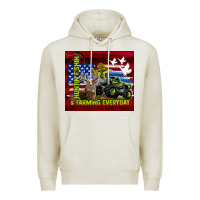 Oatmeal Heather hunting fishing & farming everyday Premium Hoodie - TumblerDesignByShophia