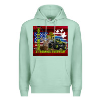 Seafoam hunting fishing & farming everyday Premium Hoodie - TumblerDesignByShophia