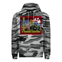 Slate Camo hunting fishing & farming everyday Premium Hoodie - TumblerDesignByShophia
