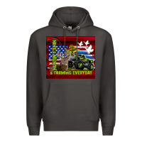 Smoke hunting fishing & farming everyday Premium Hoodie - TumblerDesignByShophia