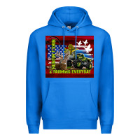 True Royal hunting fishing & farming everyday Premium Hoodie - TumblerDesignByShophia