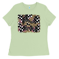 Matcha racing leopard backgraund Ladies Tee - JahusDesignShop