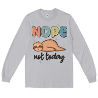 Moon Dust nope not today Long Sleeve Tee - MaliasSmallBusiness