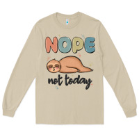 Mushroom nope not today Long Sleeve Tee - MaliasSmallBusiness