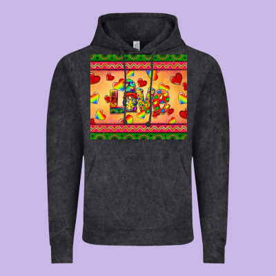 Autism Awareness Love Vintage Hoodie Designed By Barkaloodesign