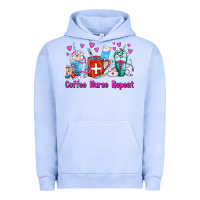 Pigment Grape Ice Coffee Nurse Repeat Nurse Coffee Cups Urban Hoodie - FaDigitalArtStudio