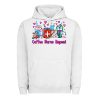 Pigment Lunar Rock Coffee Nurse Repeat Nurse Coffee Cups Urban Hoodie - FaDigitalArtStudio