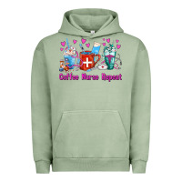 Pigment Oil Green Coffee Nurse Repeat Nurse Coffee Cups Urban Hoodie - FaDigitalArtStudio
