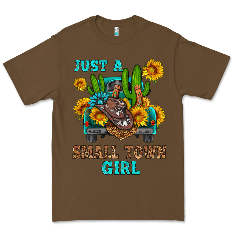 Just A Small Town Girl Premium Tee by HRA Design Shop | Teevron