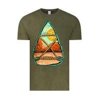 Vintage Olive western desert arrowhead Vintage Tee - Jasminsmagicworld