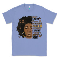 Colony Blue afro woman smart loved powerful Classic Tee - MaliasSmallBusiness