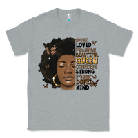Heather Grey afro woman smart loved powerful Classic Tee - MaliasSmallBusiness