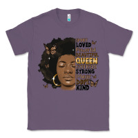 Lavender afro woman smart loved powerful Classic Tee - MaliasSmallBusiness