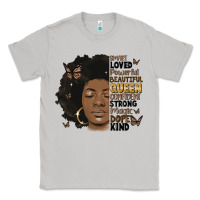 Moon Dust afro woman smart loved powerful Classic Tee - MaliasSmallBusiness