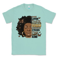 Seafoam afro woman smart loved powerful Classic Tee - MaliasSmallBusiness