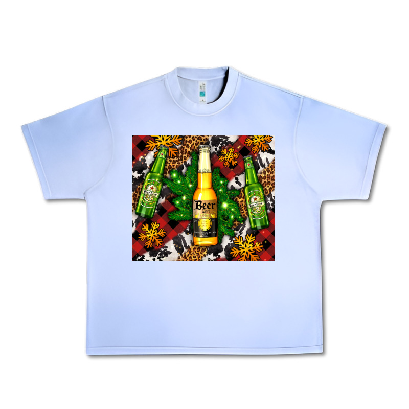 Beer Bottles With Golden Snow Urban Heavy Tee by AdoDesignShop | Teevron