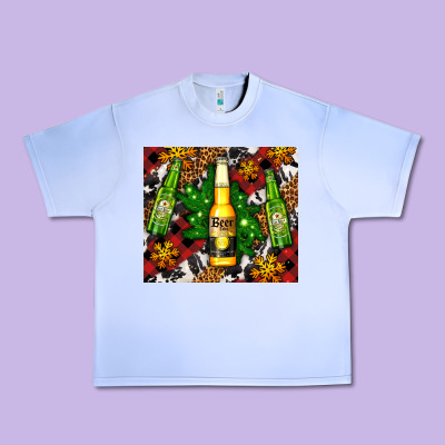 Beer Bottles With Golden Snow Urban Heavy Tee Designed By Adodesignshop