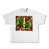 Lunar Rock beer bottles with golden snow Urban Heavy Tee - AdoDesignShop