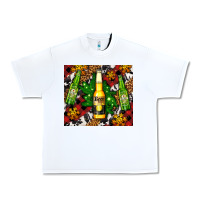 White beer bottles with golden snow Urban Heavy Tee - AdoDesignShop