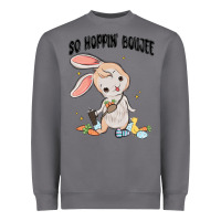 Storm so hoppin boujee easter bunny  belt bag ins Heavyweight Sweatshirt - MaliasSmallBusiness