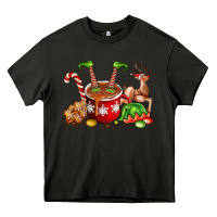 Asphalt chocolate elf Heavy Core Tee - FaDigitalArtStudio