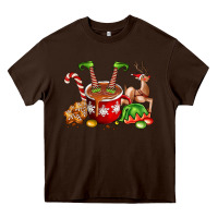 Chocolate Brown chocolate elf Heavy Core Tee - FaDigitalArtStudio