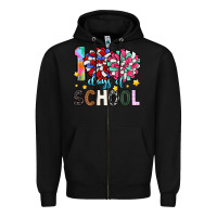 Black 100 days of school Zipper Hoodie - Artiststas