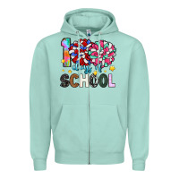 Seafoam 100 days of school Zipper Hoodie - Artiststas