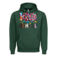 Sports Green 100 days of school Zipper Hoodie - Artiststas