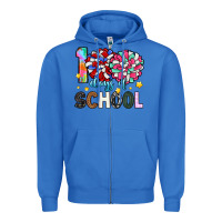 True Royal 100 days of school Zipper Hoodie - Artiststas