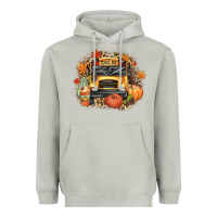 Moon Dust Fall School Bus Heavyweight Hoodie - texasbilliewilder