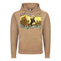 Vintage Coffee aint goin down til the sun comes up cowboy Vintage Hoodie - NancyCooperArtShop