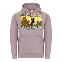 Vintage Zinc aint goin down til the sun comes up cowboy Vintage Hoodie - NancyCooperArtShop