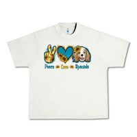 Pistachio Peace Love Cocker Spaniel Urban Heavy Tee - Jasminsmagicworld