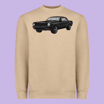 Classic Car Heavyweight Sweatshirt Designed By Maliassmallbusiness
