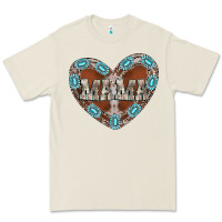 Bone mama heart cowhide Premium Tee - CowhideDigitalArt