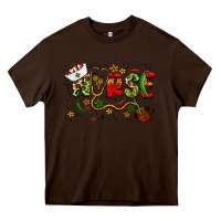 Chocolate Brown cinco de mayo nurse Heavy Core Tee - BarkalooDesign