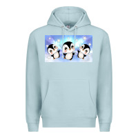 Blue Mist cute penguin Premium Hoodie - TumblerDesignByShophia