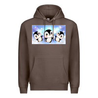 Coffee cute penguin Premium Hoodie - TumblerDesignByShophia