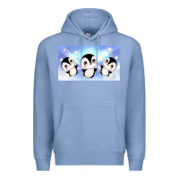 Colony Blue cute penguin Premium Hoodie - TumblerDesignByShophia