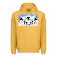 Mustard cute penguin Premium Hoodie - TumblerDesignByShophia