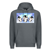 Rock cute penguin Premium Hoodie - TumblerDesignByShophia