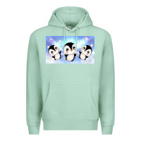 Seafoam cute penguin Premium Hoodie - TumblerDesignByShophia