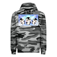 Slate Camo cute penguin Premium Hoodie - TumblerDesignByShophia